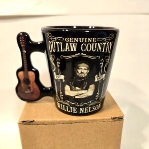 WILLIE NELSON Shot Glass - Genuine Outlaw Country